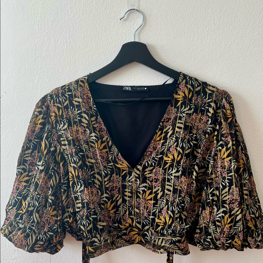 ZARA Floral Top